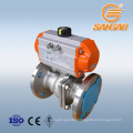 dn15 dn32 motorized ball valve 3 way flanged ball valve flow switch